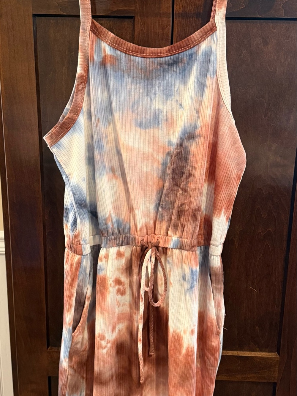 Good Luck Gem Tie-Dye Midi Dress